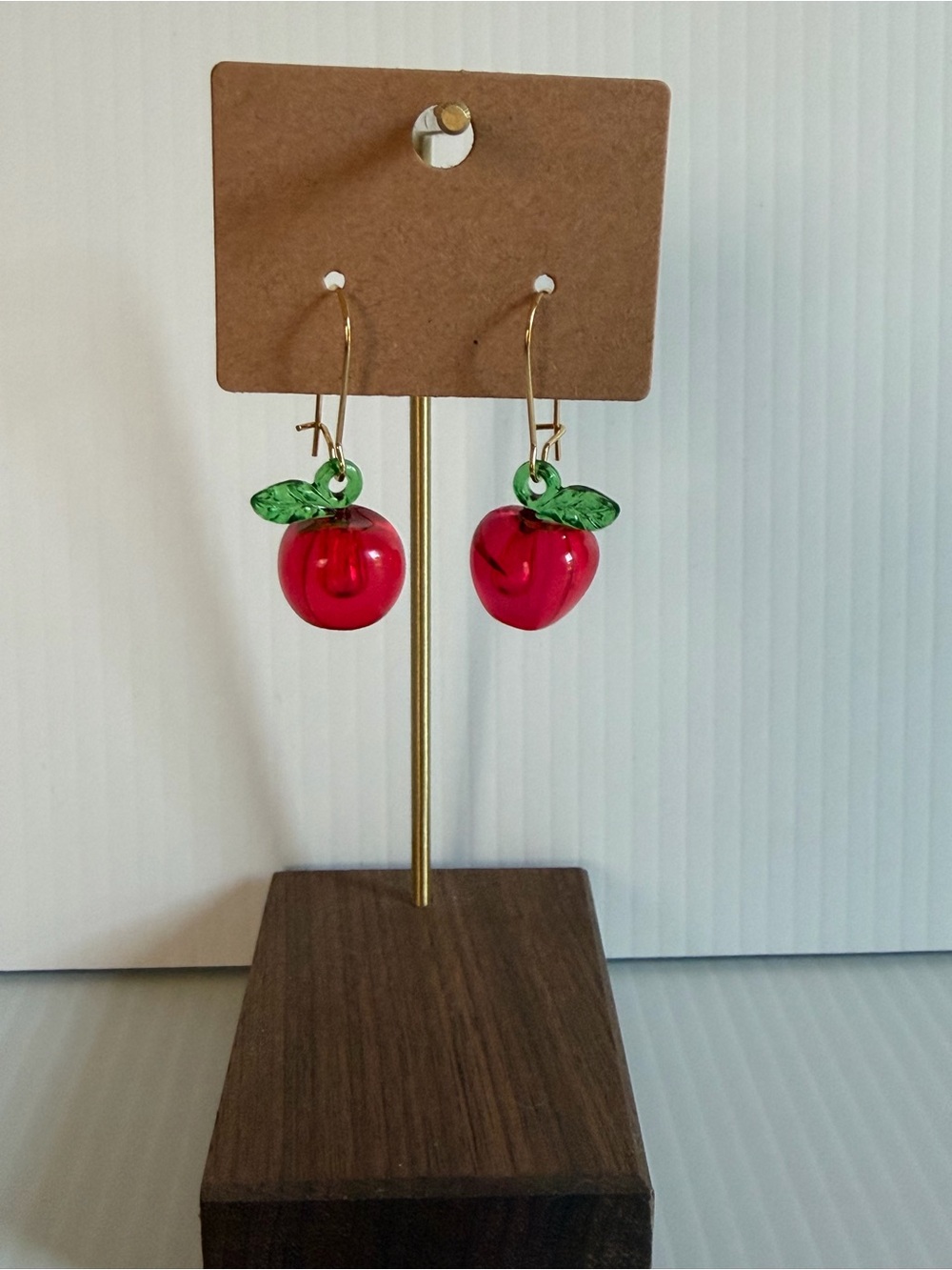 Apple Beaded Earrings